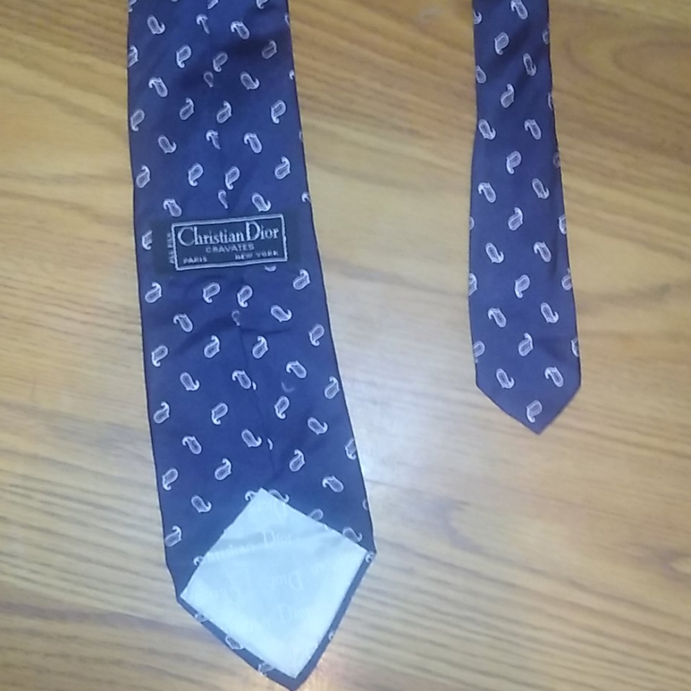 Vintage Christian Dior Cravates Designer All Silk